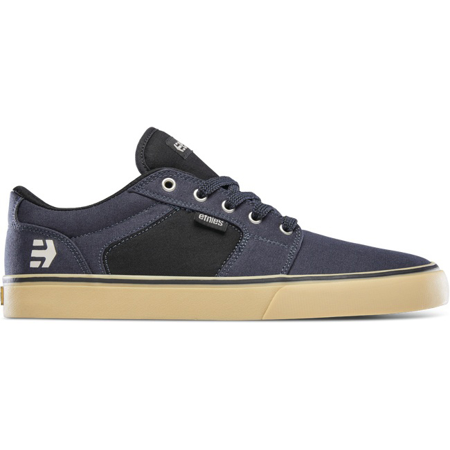 Etnies BARGE PRESERVE Sneakers Heren Zwart/Donkerblauw BE-NPLQWR